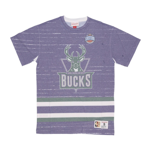 MITCHELL & NESS Maglietta Uomo Nba Jumbotron 3.0 Sublimated Tee Milbuc Multi/white da uomo