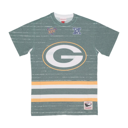 MITCHELL &amp; NESS Maglietta Uomo Nfl Jumbotron 3.0 Sublimated Tee Grepac Multi/white da uomo