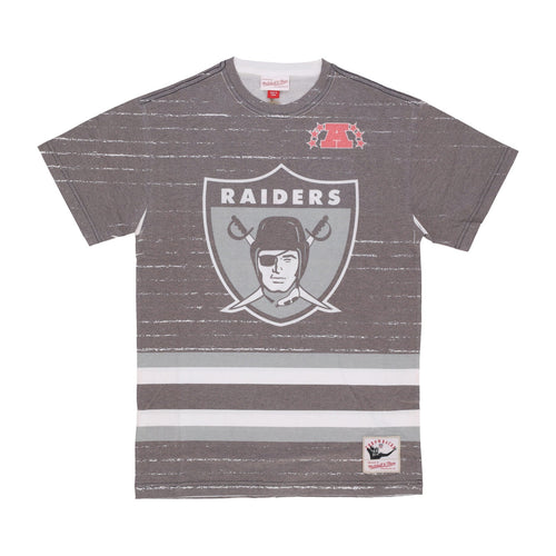 MITCHELL & NESS Maglietta Uomo Nfl Jumbotron 3.0 Sublimated Tee Oakrai Multi/white da uomo