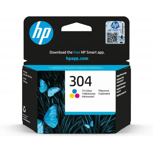 HP 304 TRI-COLOR (N9K05AE) - CARTUCCIA ORIGINALE