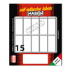 Etichetta Adesiva Bianca 46X20Mm (10Fogli X 15Etichette Markin