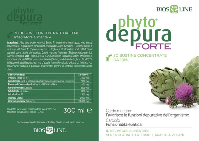 PhytoDepura Forte 30 bustine 10 ml