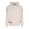 NEW ERA Felpa Leggera Cappuccio Uomo Mlb League Essentials Os Hoodie Neyyan Stone/white da uomo