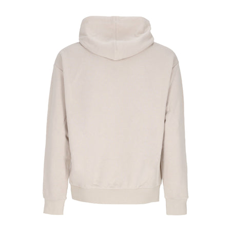 NEW ERA Felpa Leggera Cappuccio Uomo Mlb League Essentials Os Hoodie Neyyan Stone/white da uomo