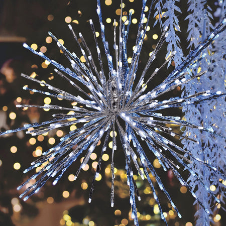 Ramo sferico "TWIGball" decorazione natalizia per esterno con Led effetto Flash
