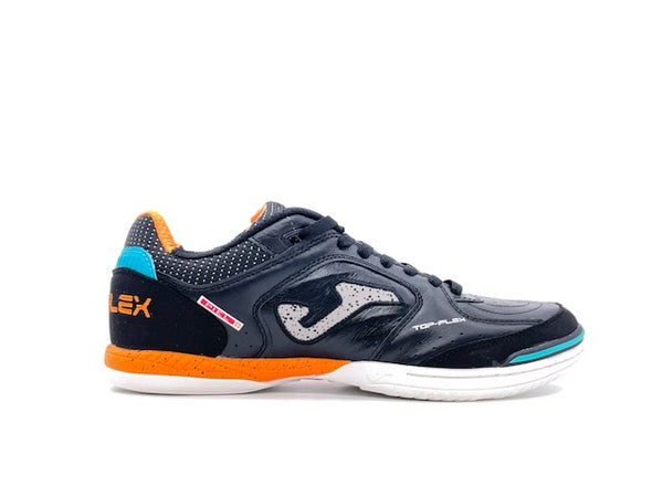 JOMA TOP FLEX 2301 scarpa da calcetto indoor nera e arancione