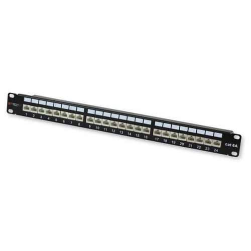 Pannello Patch STP 24 Posti RJ45 cat. 6A Techly