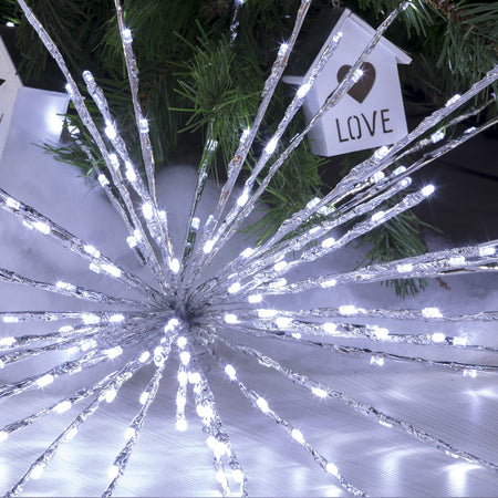 Ramo sferico "TWIGball" decorazione natalizia per esterno con Led effetto Flash