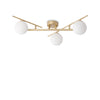 Plafoniera Contemporanea Atlas Metallo Oro 3 Luci G9 4W 3000K Ip20