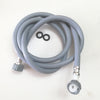 Tubo flessibile in pvc per carico lavatrice con curvetta
