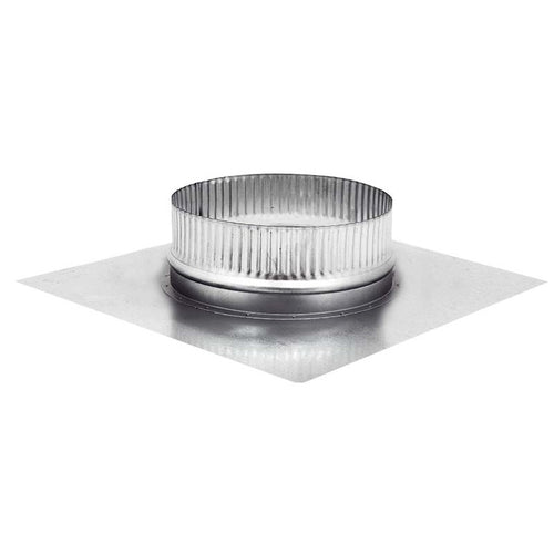 Base forata zincata spessore 6 decimi 25x25cm a innesto M variabile