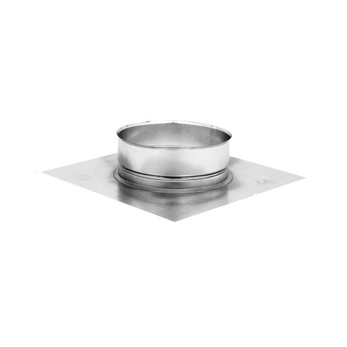 Base forata zincata spessore 6 decimi 30x30cm a innesto F variabile