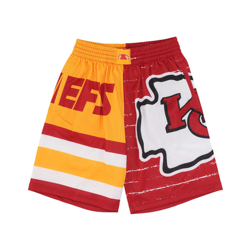 MITCHELL & NESS Pantaloncino Tipo Basket Uomo Nfl Jumbotron 3.0 Shorts Kanchi Multi/white da uomo