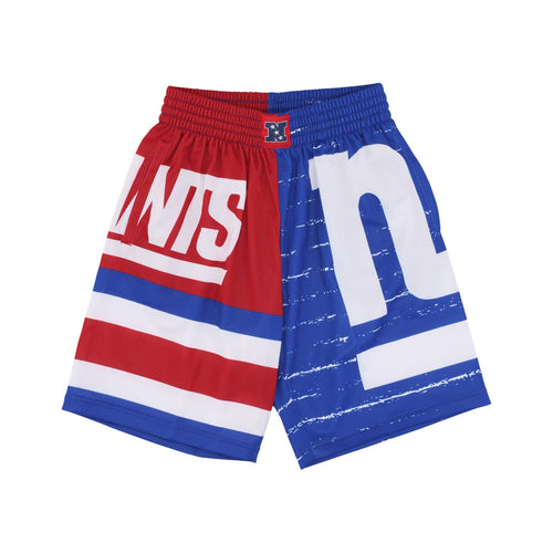 MITCHELL & NESS Pantaloncino Tipo Basket Uomo Nfl Jumbotron 3.0 Shorts Neygia Multi/white da uomo