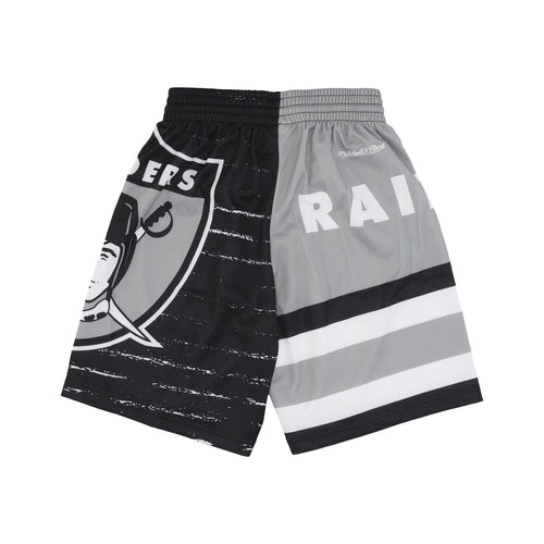 MITCHELL & NESS Pantaloncino Tipo Basket Uomo Nfl Jumbotron 3.0 Shorts Oakrai Multi/white da uomo