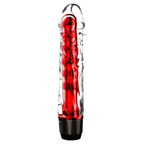 Vibratore vaginale classico CHRIS Multi-speed Rosso