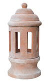 Biscottini Lanterna in terracotta toscana 100% Made in Italy interamente Lavorata a Mano L30XPR30XH68 CM