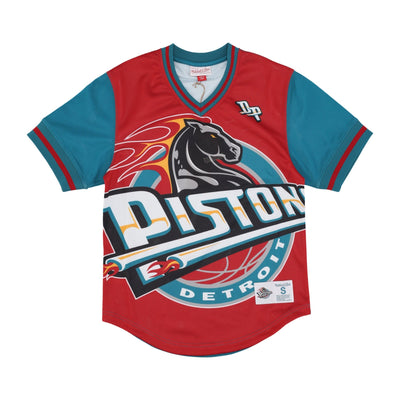 MITCHELL & NESS Casacca Uomo Nba Jumbotron 3.0 Mesh V-neck Detpis Multi/white da uomo