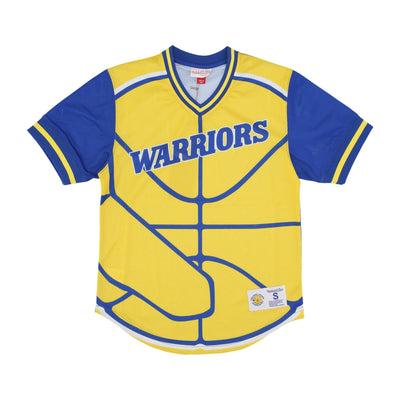 MITCHELL & NESS Casacca Uomo Nba Jumbotron 3.0 Mesh V-neck Golwar Multi/white da uomo