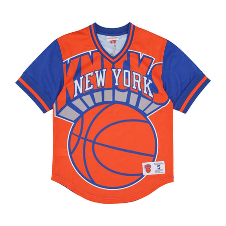 MITCHELL &amp; NESS Casacca Uomo Nba Jumbotron 3.0 Mesh V-neck Neykni Multi/white da uomo