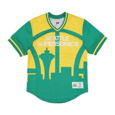 MITCHELL & NESS Casacca Uomo Nba Jumbotron 3.0 Mesh V-neck Seasup Multi/white da uomo