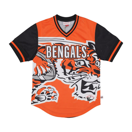 MITCHELL & NESS Casacca Uomo Nfl Jumbotron 3.0 Mesh V-neck Cinben Multi/white da uomo