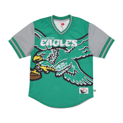 MITCHELL & NESS Casacca Uomo Nfl Jumbotron 3.0 Mesh V-neck Phieag Multi/white da uomo