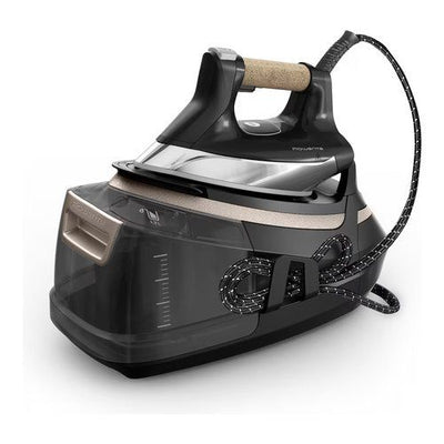 Rowenta eco steam pro 2800 w 1,3 l piastra microsteam 400 hd 3de laser beige, nero - DG9661