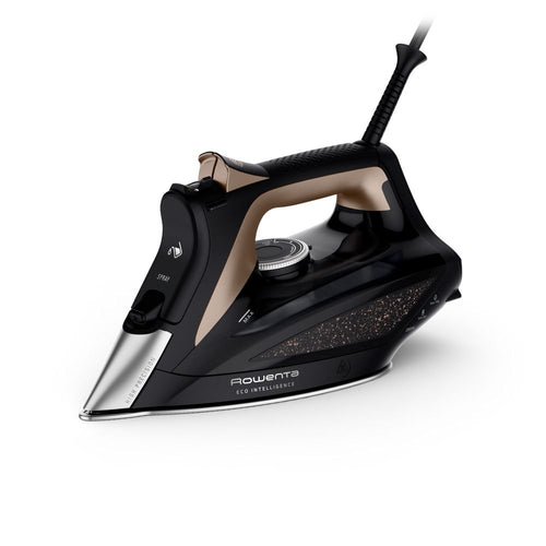 Rowenta dw6341d1 ferro da stiro ferro a vapore piastra microsteam 400 hd 3de 2500 w nero, marrone