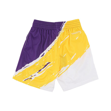 MITCHELL &amp; NESS Pantaloncino Tipo Basket Uomo Ncaa Paint Brush Sublimated Mesh Short Loutig Multi/white da uomo