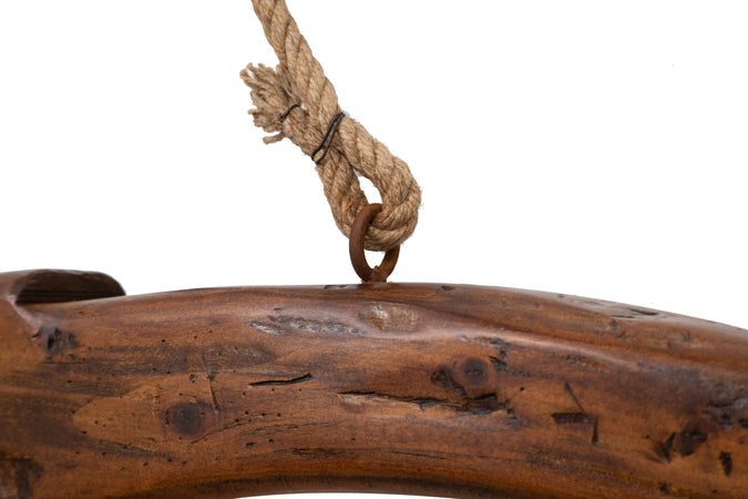 Biscottini Giogo in legno massello di tiglio finitura noce.Made in Italy dimensioni