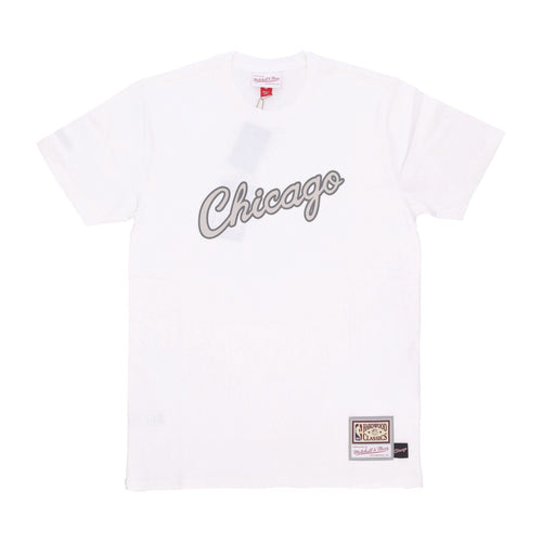 MITCHELL & NESS Maglietta Uomo Nba Off White Tee Chibul Off White/original Team Colors da uomo