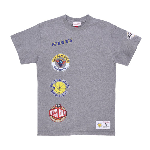 MITCHELL & NESS Maglietta Uomo Nba Hometown Tee Golwar Grey Heather da uomo