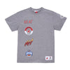 MITCHELL & NESS Maglietta Uomo Nba Hometown Tee Miahea Grey Heather da uomo