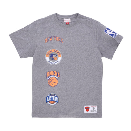 MITCHELL &amp; NESS Maglietta Uomo Nba Hometown Tee Neykni Grey Heather da uomo