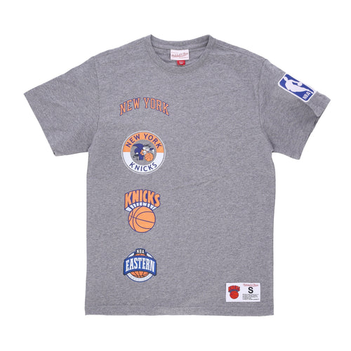 MITCHELL & NESS Maglietta Uomo Nba Hometown Tee Neykni Grey Heather da uomo