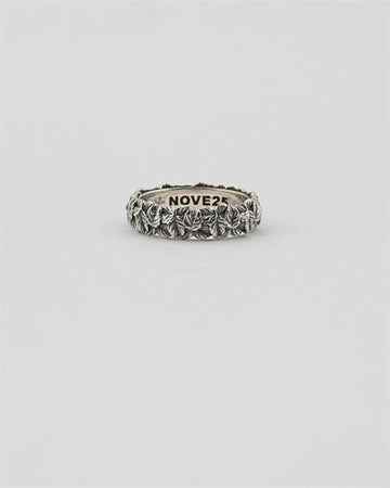 NOVE25 - ANELLO FEDE FOGLIE