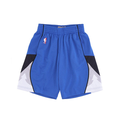 MITCHELL & NESS Pantaloncino Tipo Basket Uomo Nba Road 2015 Shorts Hardwood Classics Mintim Blue da uomo