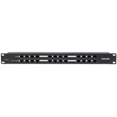Pannello Patch 12 Porte PoE Passivo con Alimentatore