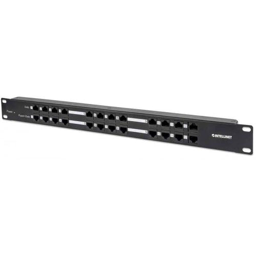 Pannello Patch 12 Porte PoE Passivo con Alimentatore