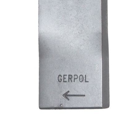 Coltello Dx Piegato 105x48mm Foro Ø 19mm Claas 9041778 confezione da 10 pezzi