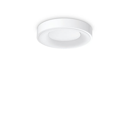 Plafoniera Contemporanea Planet Metallo Bianco Led Integrato 17W 3000K Ip20