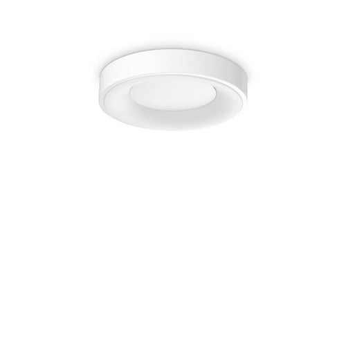 Plafoniera Contemporanea Planet Metallo Bianco Led Integrato 17W 3000K Ip20