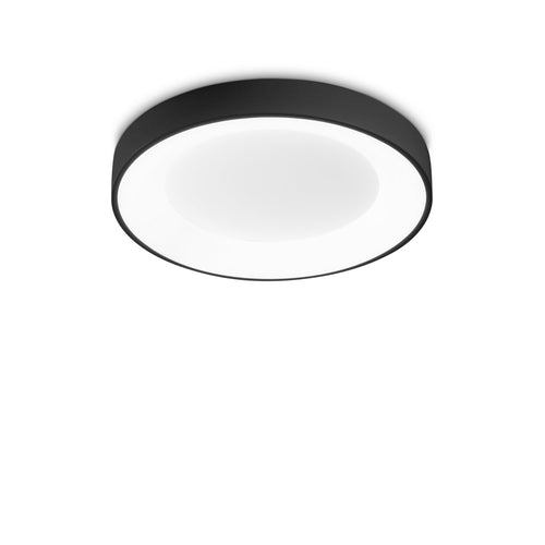 Plafoniera Contemporanea Planet Metallo Nero Led Integrato 22W 3000K Ip20