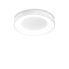Plafoniera Contemporanea Planet Metallo Bianco Led Integrato 22W 3000K Ip20