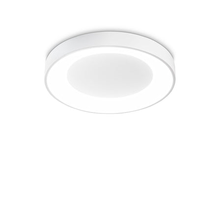 Plafoniera Contemporanea Planet Metallo Bianco Led Integrato 22W 3000K Ip20