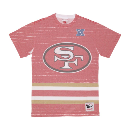 MITCHELL &amp; NESS Maglietta Uomo Nfl Jumbotron 3.0 Sublimated Tee Saf49e Multi/white da uomo