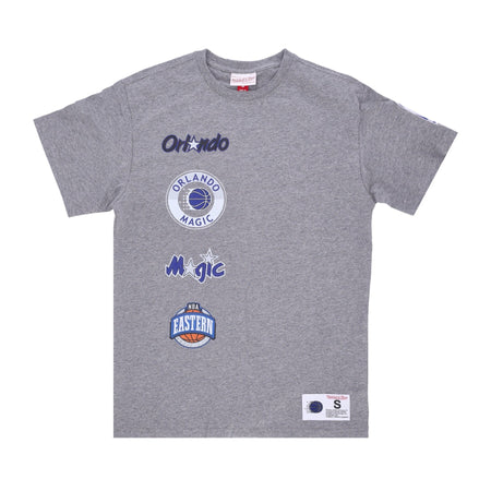MITCHELL &amp; NESS Maglietta Uomo Nba Hometown Tee Orlmag Grey Heather da uomo
