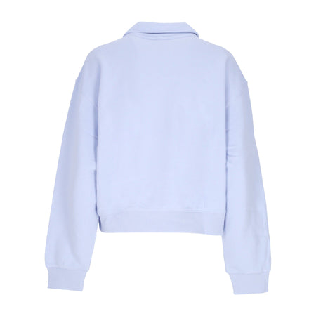 Adidas Felpa Leggera Girocollo Donna Collar Crewneck Blue Dawn da donna