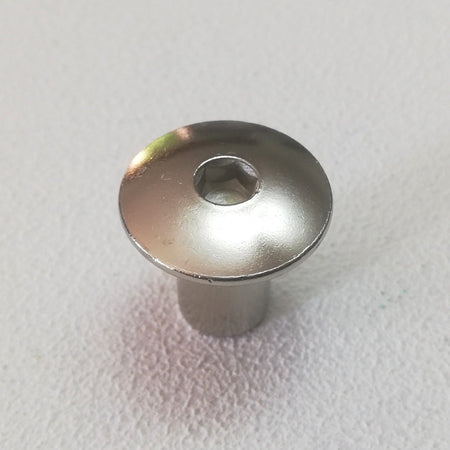 Testina nichelata con filettatura interna M 6 - 10pz